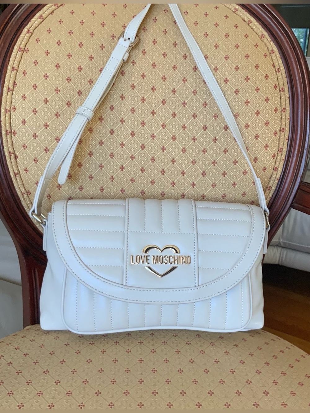 Love Moschino Borsa Quilted Leather Shoulder Bag
